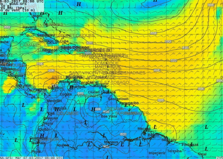 01. Carte du vent (25 nds, c'est le minimum attendu)