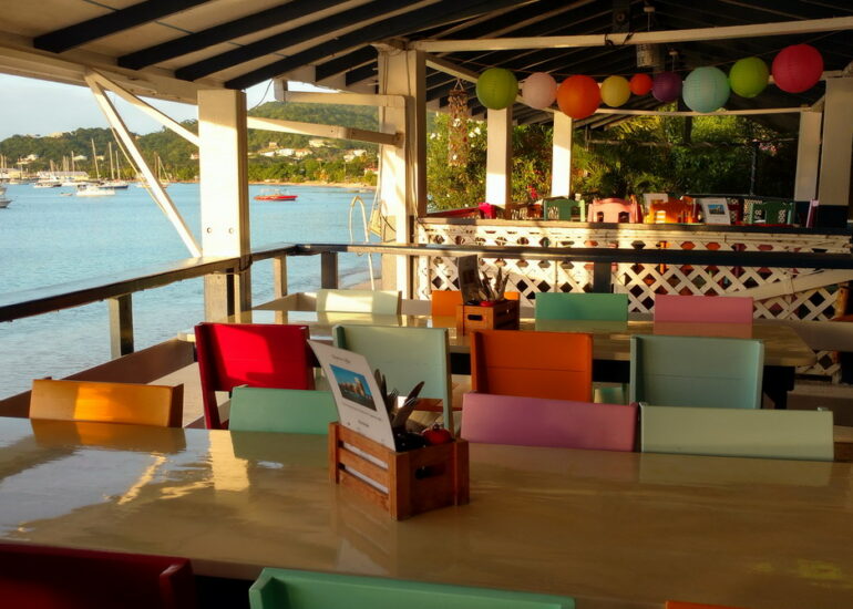 02. Cariacou, Tyrell bay, Lazy turtle restaurant