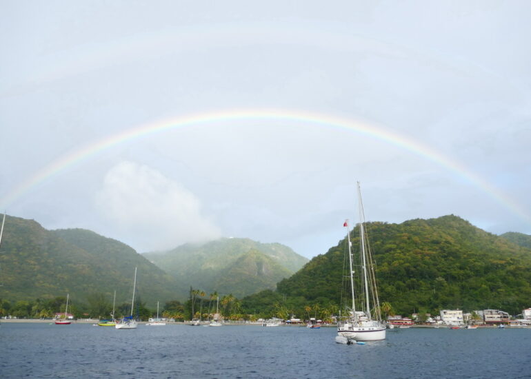 03. La Grande anse d’Arlet, arc-en-ciel après les grains