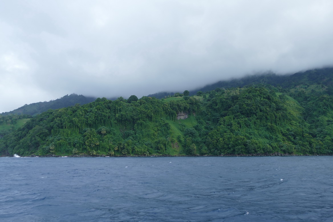 04. La pluie qui tombe sur la Soufrière verdit le paysage