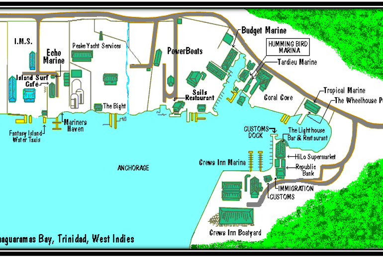 05. Trinidad, baie de Chaguaramas et chantiers