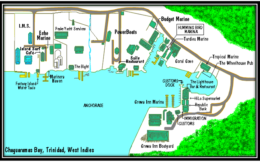 05. Trinidad, baie de Chaguaramas et chantiers