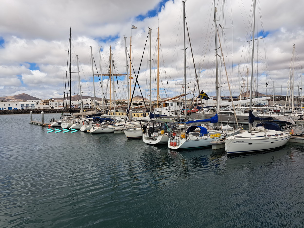 06. Arrecife, la marina, Alhéna est là