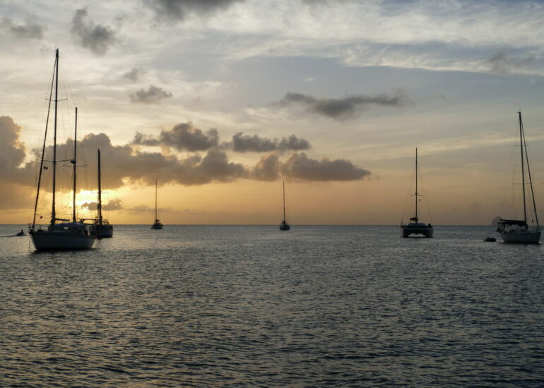 07. La Martinique, le mouillage de St Anne