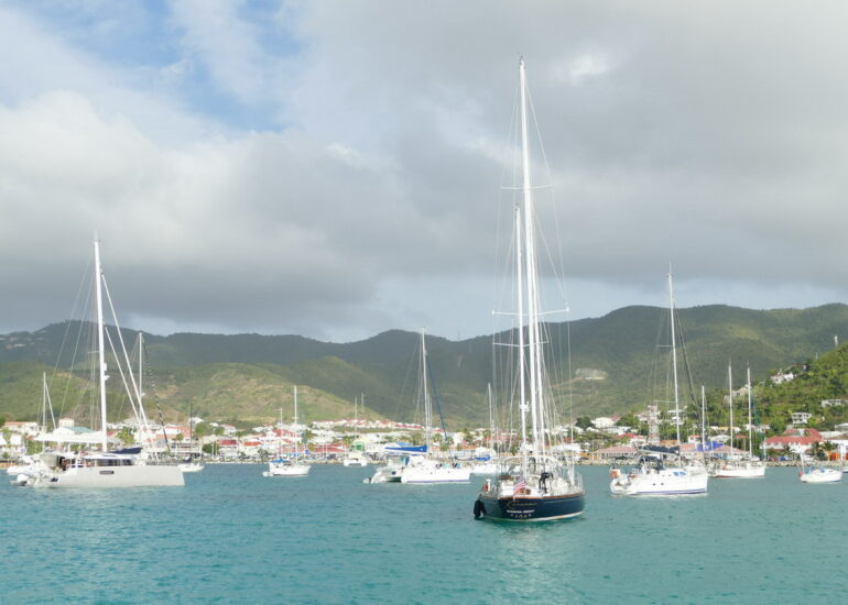 07. St Martin, la zone de mouillage de Marigot