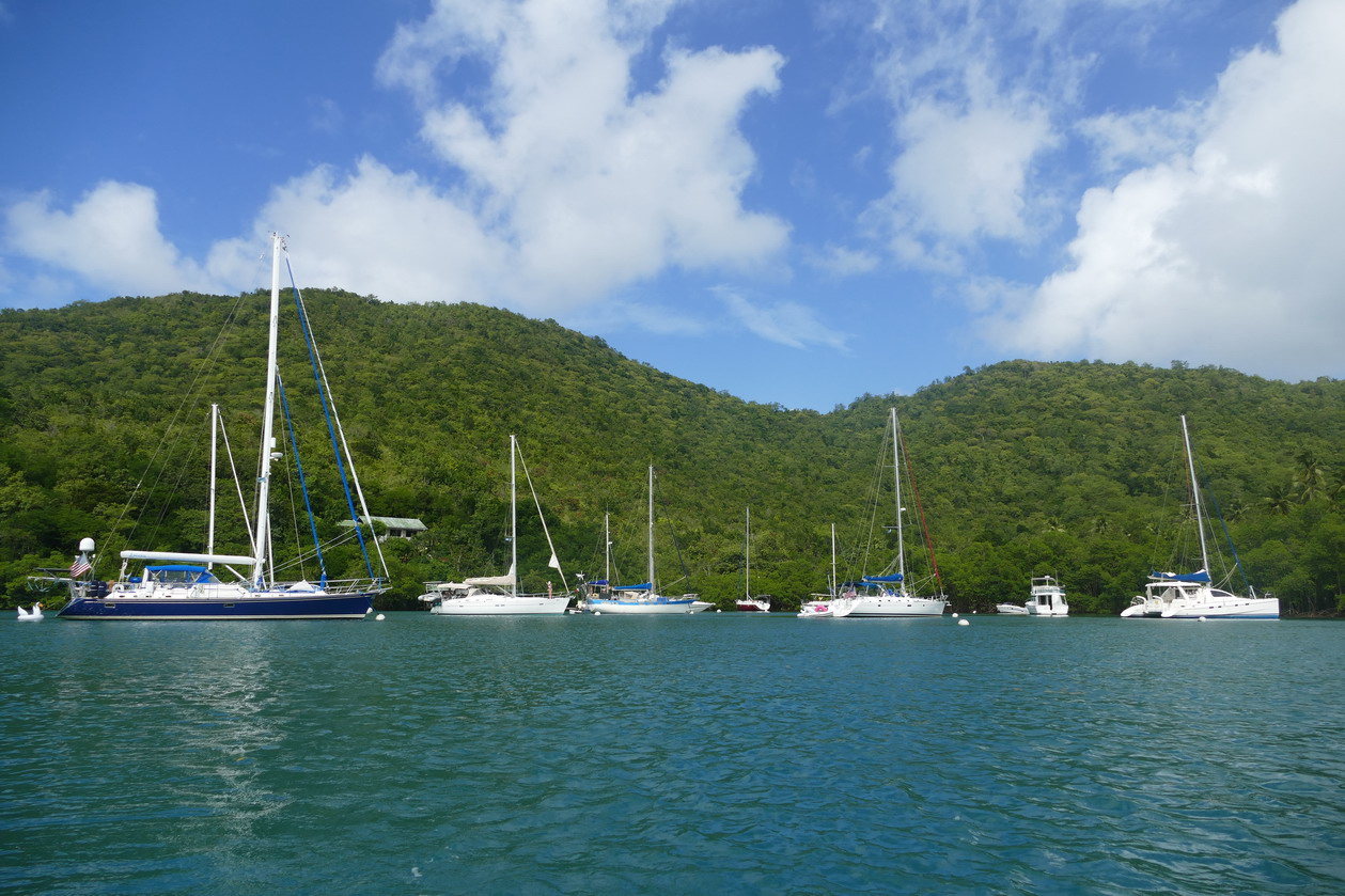 08. Ste Lucie, Marigot harbour, le lagon