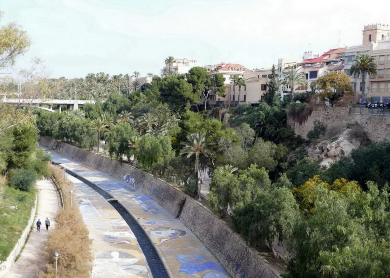 09. Elche - le parc municipal et le rio