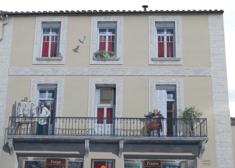 09. Prades, le sculpteur Gustave Violet et le violoncelliste Pau Casals