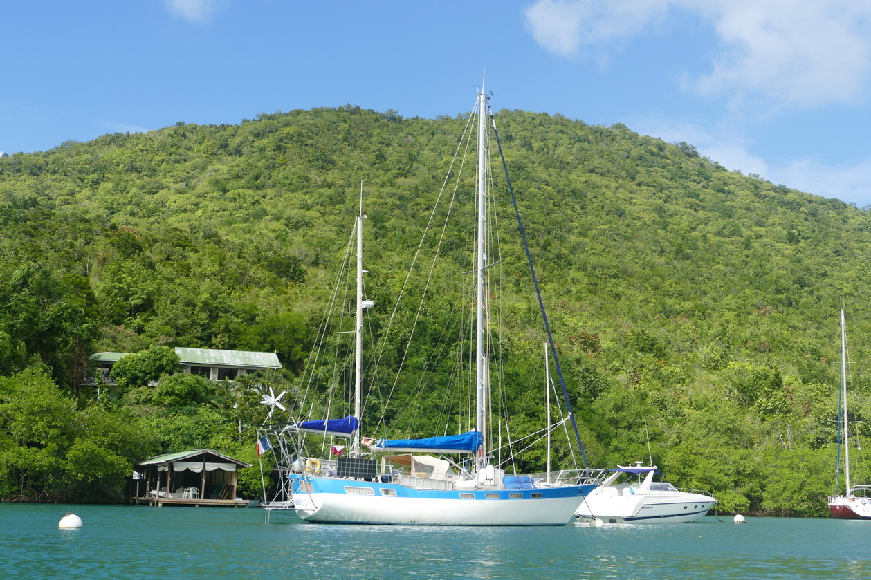 09. Ste Lucie, Marigot harbour, le lagon