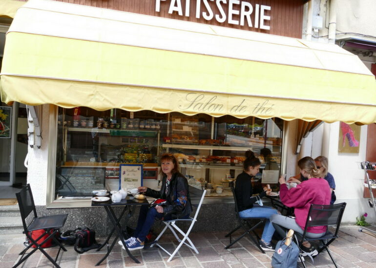 10. Gérardmer et notre salon de thé après la route