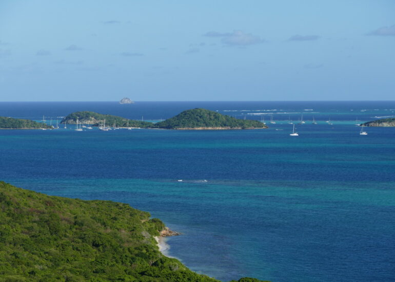 10. Vue plongeante sur les Tobago cays