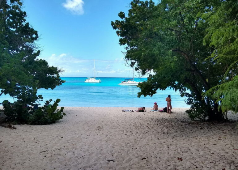 11. Marie-Galante, la plage de l'anse Canot