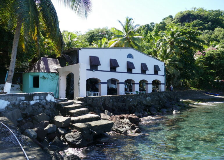 11. Wallilabou bay, le bar restaurant