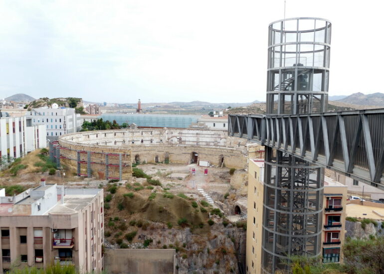 13. Carthagène, le théâtre romain et l'ascenseur