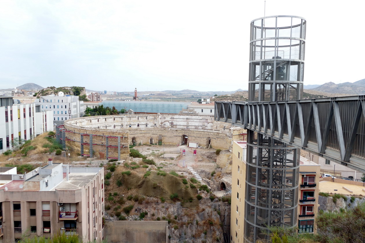 13. Carthagène, le théâtre romain et l'ascenseur