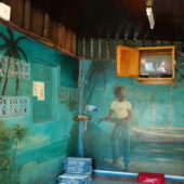 13. Mayreau, village de Tarzan, bar restaurant d'artiste