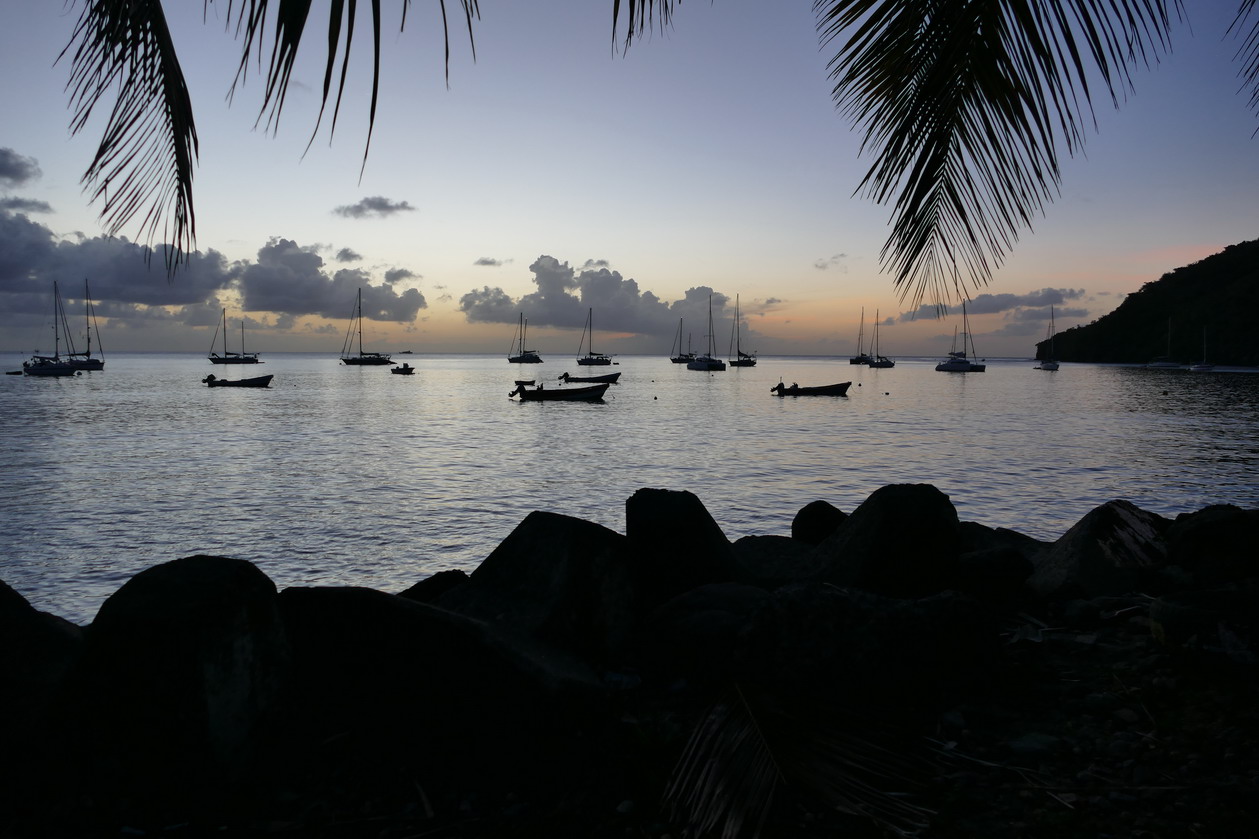 14. La Martinique,, Petite anse d'Arlet, la zone de mouillage