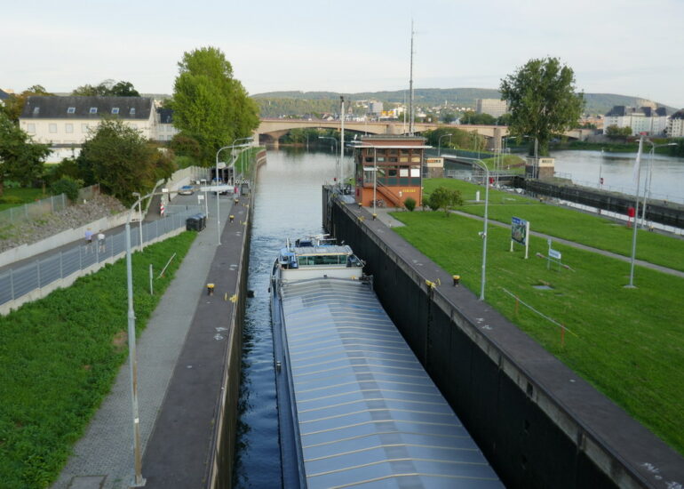 12. Koblenz, écluse sur la Moselle