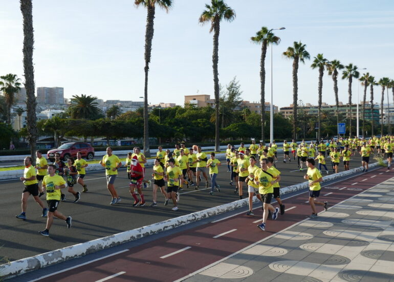 15. Las Palmas, course de 10 km sur la promenade de front de mer