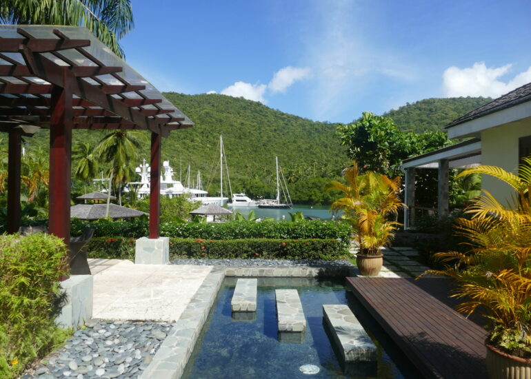 15. Ste Lucie, Marigot harbour, le Resort