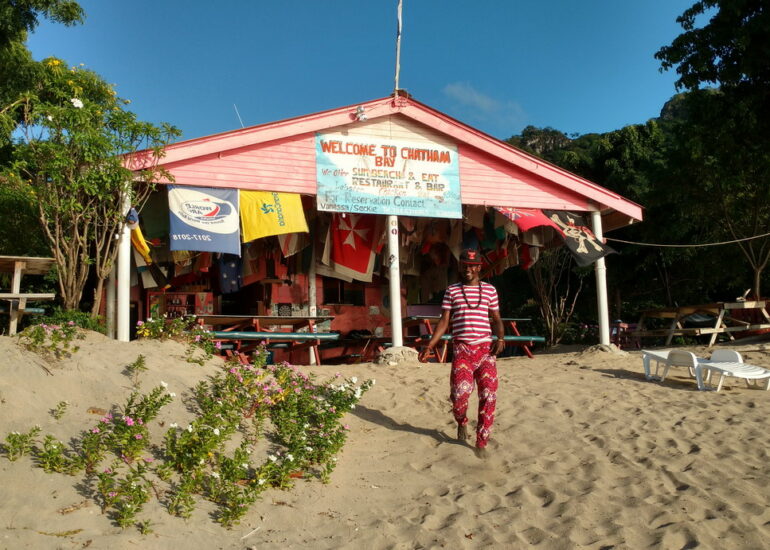 15. Union island, Chatham bay, le petit restaurant de Vanessa
