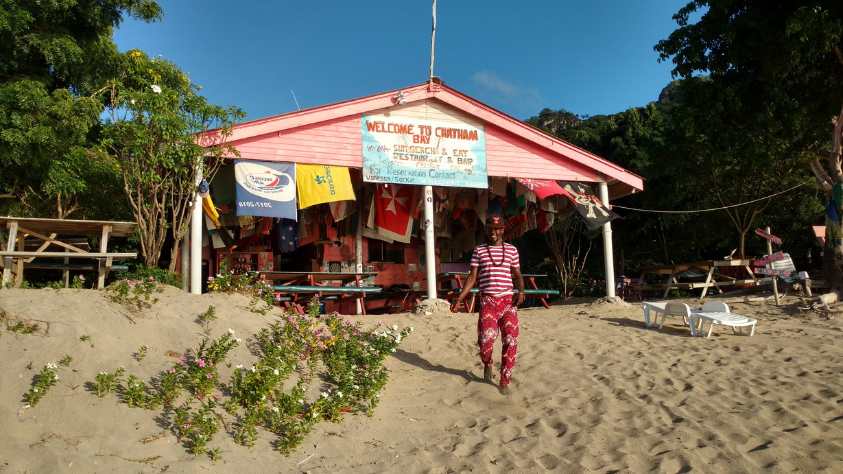 15. Union island, Chatham bay, le petit restaurant de Vanessa