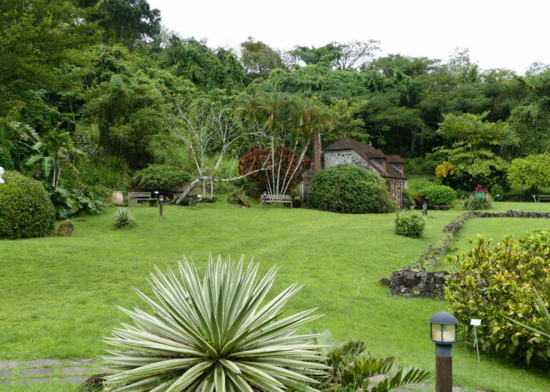 16. La Pagerie, domaine des Tascher ; le parc