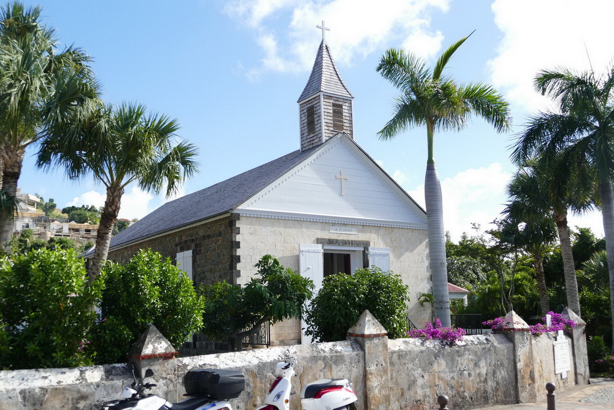 16. St Barth, Gustavia, l'église anglicane