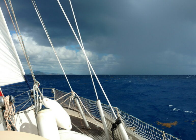 16. Vers les Saintes, temps à grains