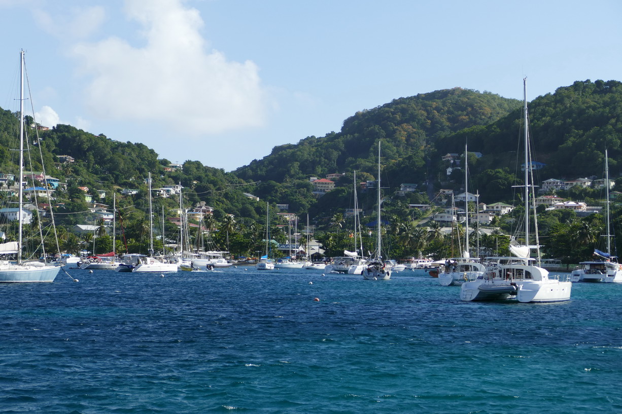 18. Bequia, Admiralty bay, mouillage sur bouée