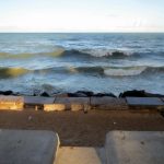 18. Recife, la plage de Boa Viagem, très réduite à marée haute