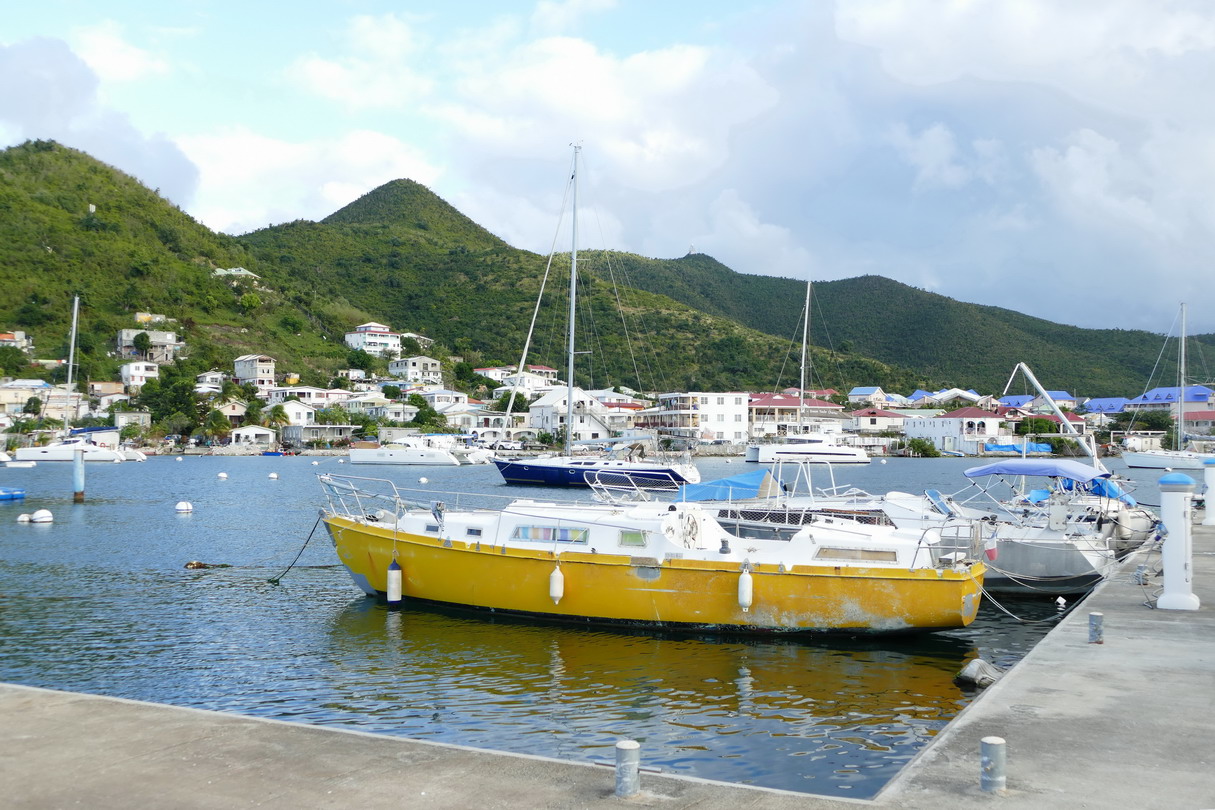 18. St Martin, Marigot, Simpson bay lagoon, le quai de la marina le Port Royal