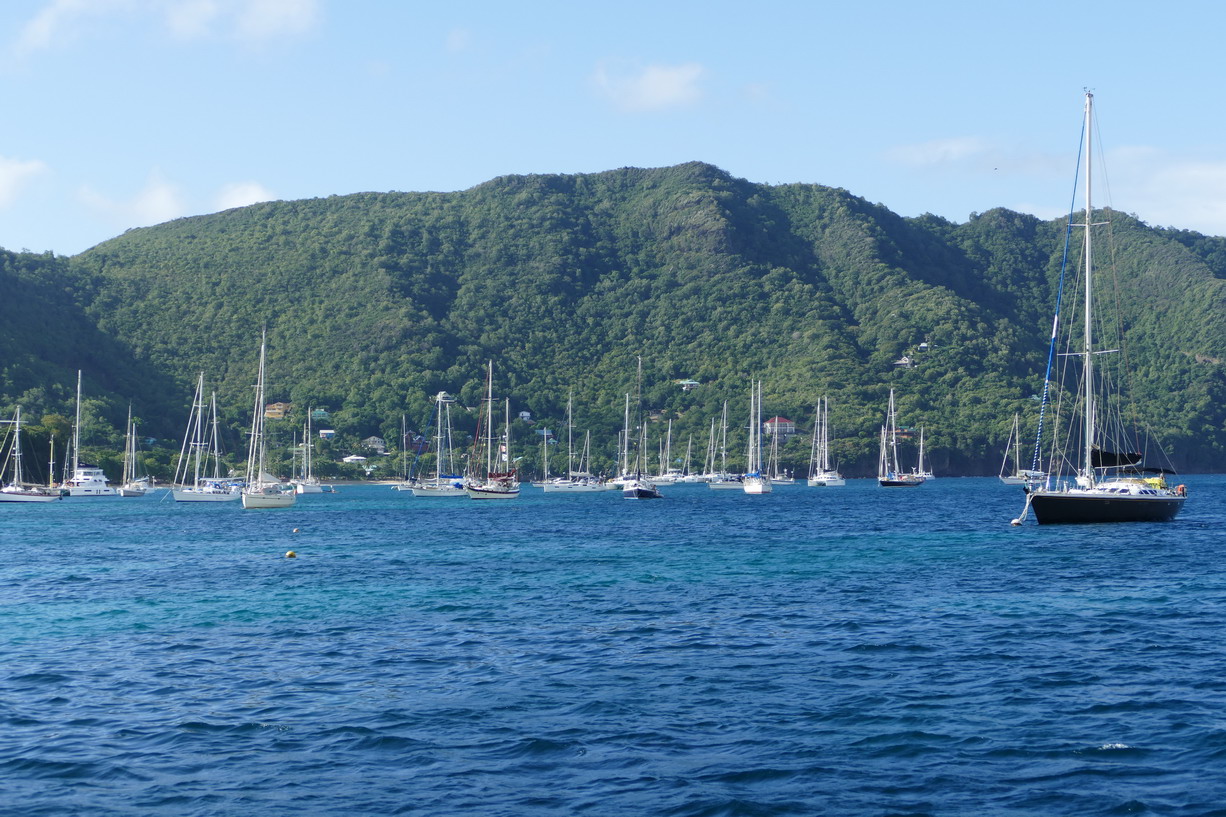 19. Bequia, Admiralty bay, le mouillage au sud