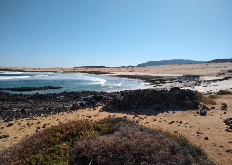 19. La Graciosa - la côte au nord