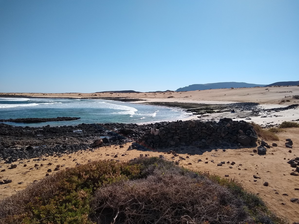 19. La Graciosa - la côte au nord