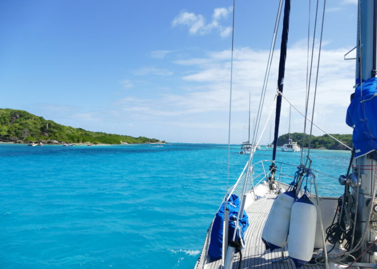 19. Les Tobago cays, le mouillage