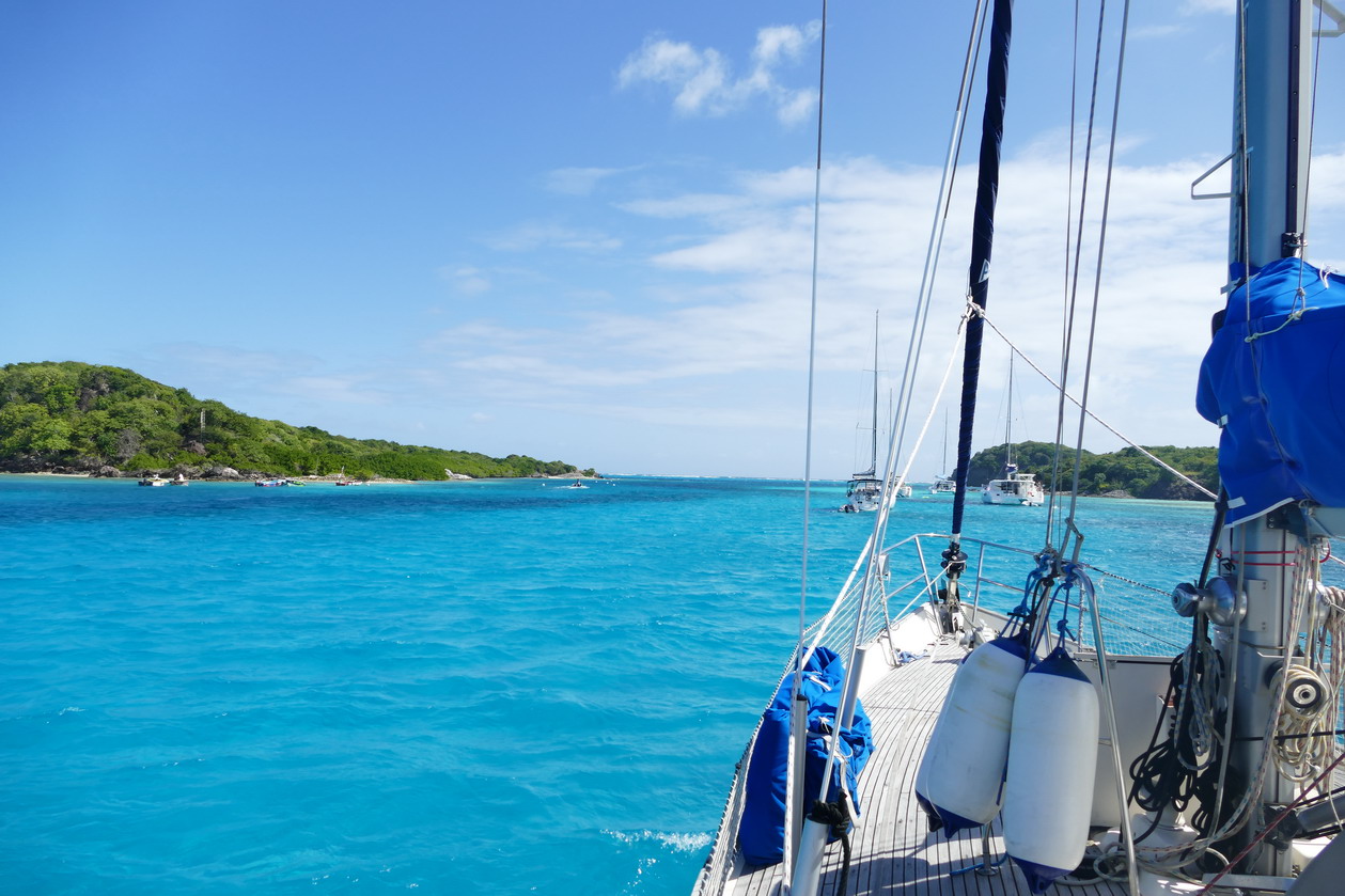 19. Les Tobago cays, le mouillage