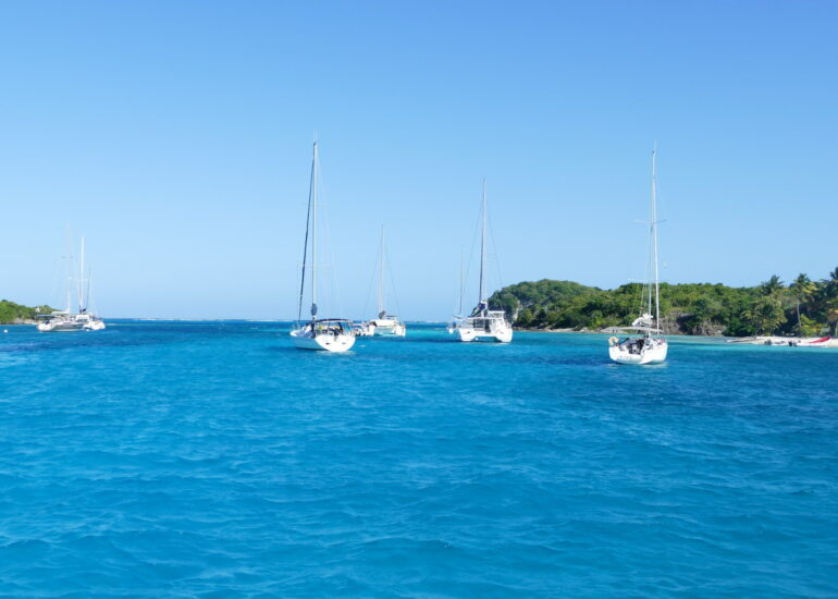 20. Les Tobago cays, le mouillage