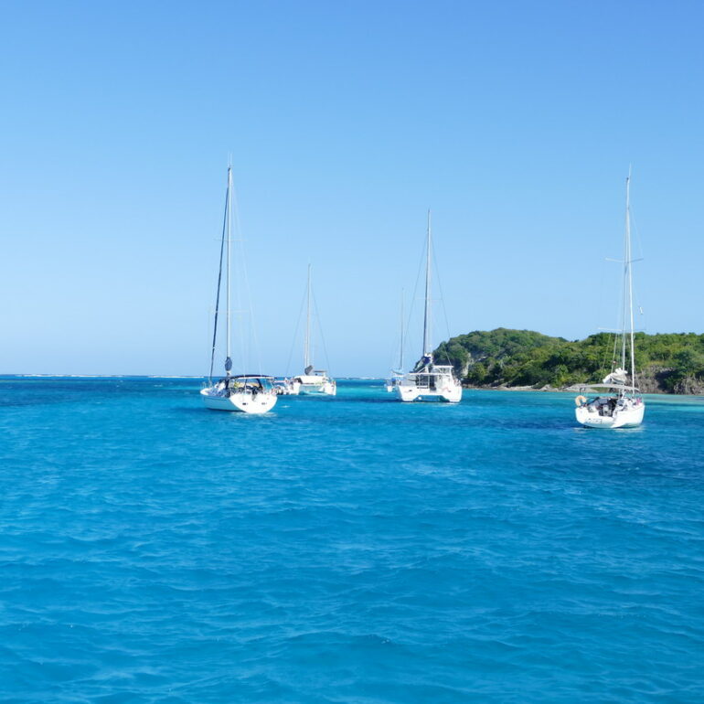20. Les Tobago cays, le mouillage