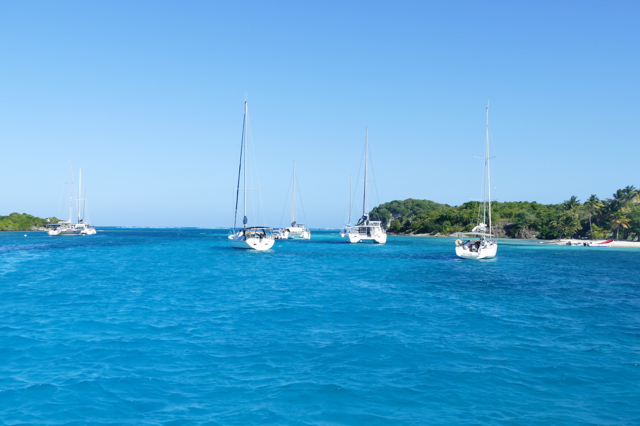 20. Les Tobago cays, le mouillage