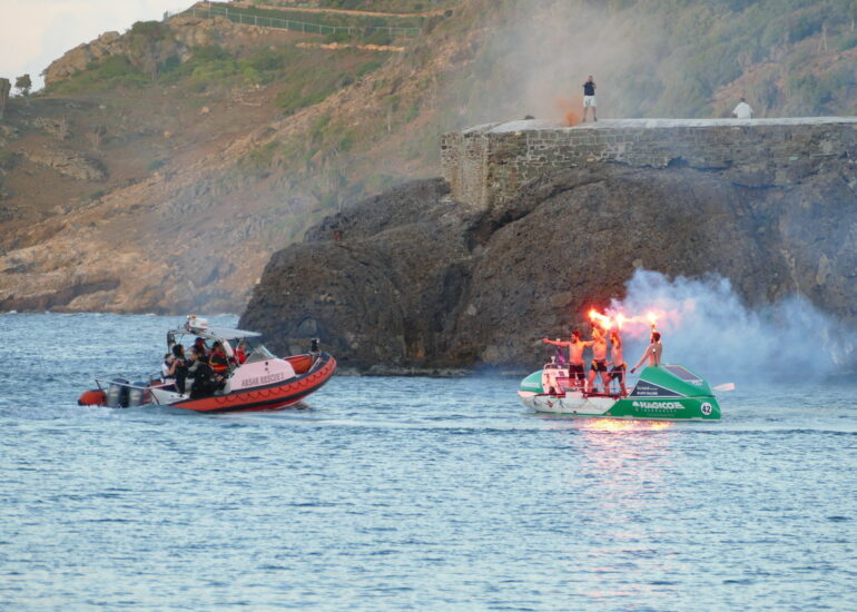 20.Antigua, English harbour, l'arrivée de l'Atlantic challenge