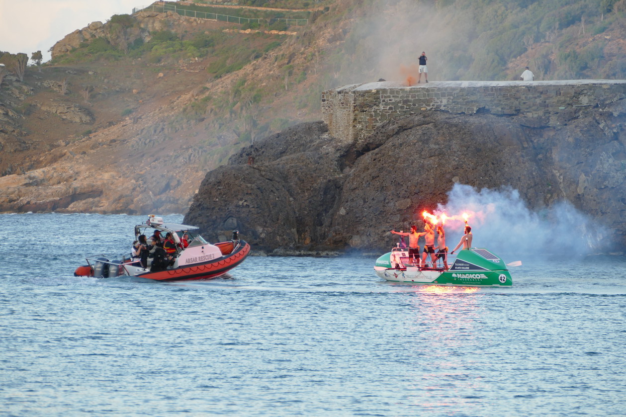 20.Antigua, English harbour, l'arrivée de l'Atlantic challenge