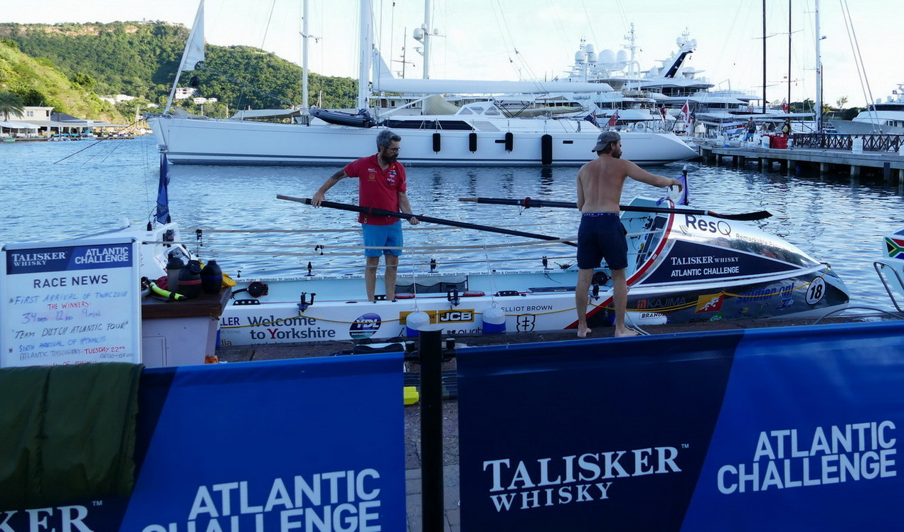 21. Antigua, English harbour, le quai de l'Atlantic challenge