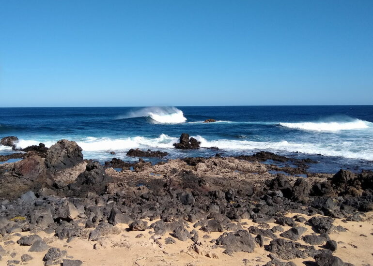 21. La Graciosa - la côte au nord