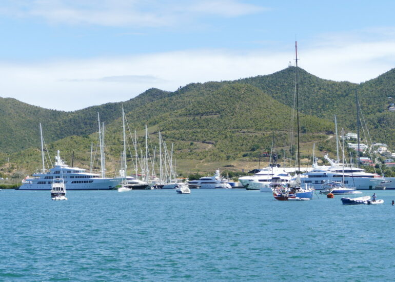 22. Sint Maarten, les mouillages et les marinas dans Simpson bay lagoon