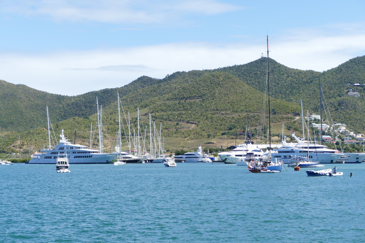 22. Sint Maarten, les mouillages et les marinas dans Simpson bay lagoon