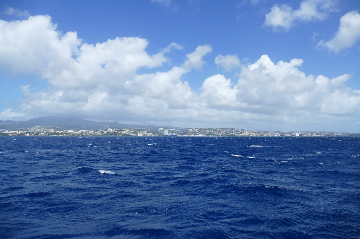 23. Dernier coup d'oeil à Fort-de-France avant d'aller nous réfugier sous la côte sous le vent