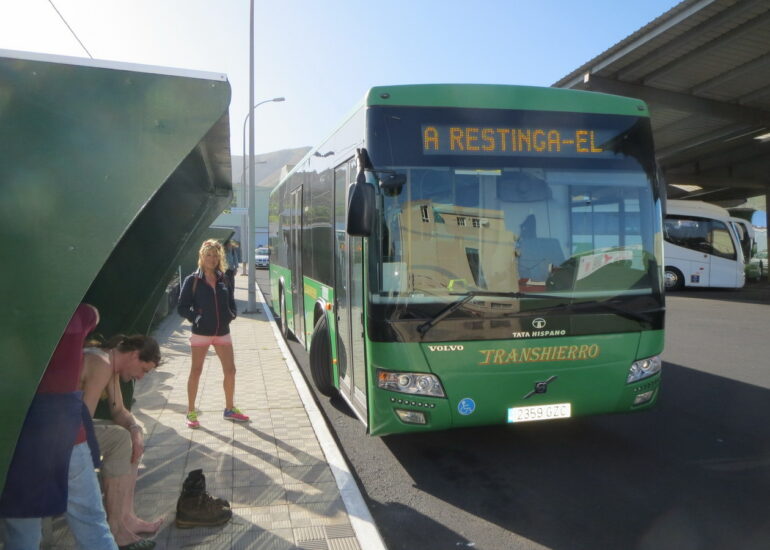 24. Estacion de guaguas de Valverde, retour vers La Restinga