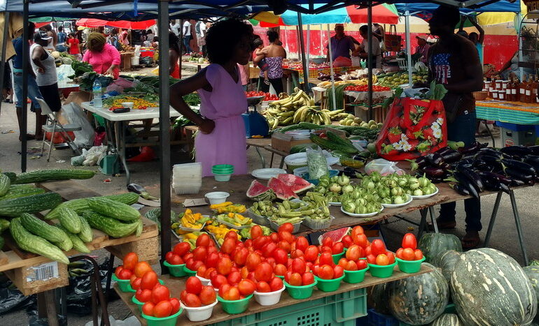 24. St Laurent du Maroni, le marché (le mercredi et le samedi)