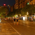 25. Alicante, la Rambla vidée de ses voitures le dimanche